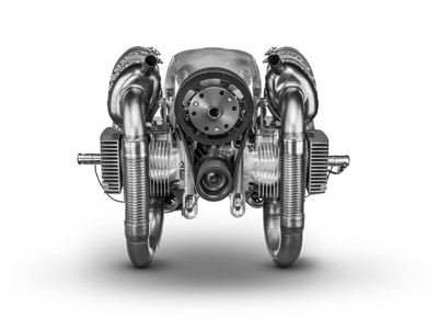 Hirth 2301 air-cooled single-cylinder carbureted two-stroke engine
