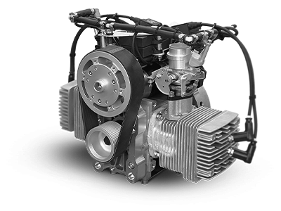 Hirth 2302 air-cooled single-cylinder two-stroke engine for light UAVs