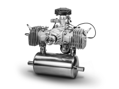 Hirth 4103 air-cooled two-stroke boxer engine for UAV and unmanned aerial vehicles